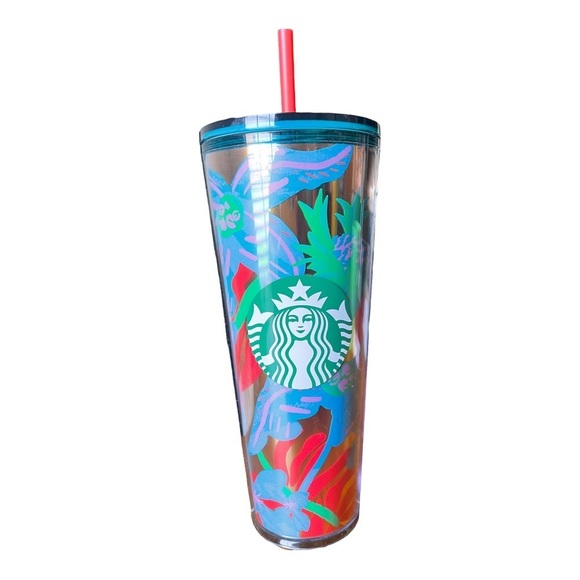 Starbucks Accessories - ✨NEW🌴Starbucks 2022 Summer🌴Aqua Terra Tropical Venti Tumbler